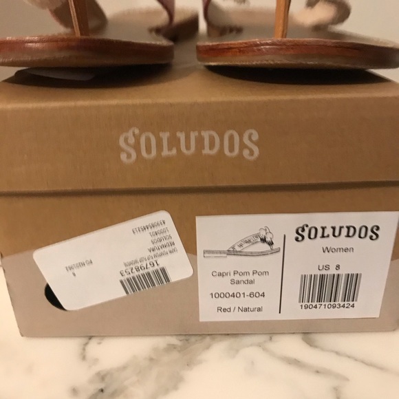 Soludos Capri Pom Pom Sandal - Picture 6 of 8